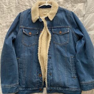Madewell Sherpa Jean Jacket